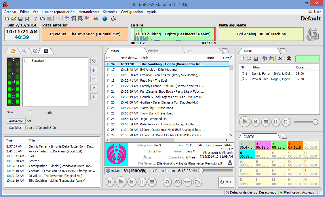 djsoft.net - RadioBOSS. Software para la automatización de emisiones radio. Generador de Listas de reproducción. Transmisiones a través de Internet. Programador. Software de radio a de Internet, software de transmisión